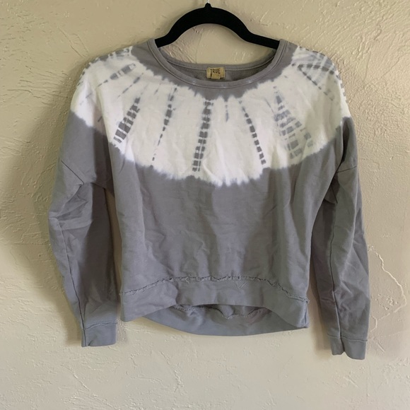 Cropped tie-dye Sweatshirt - Picture 1 of 2